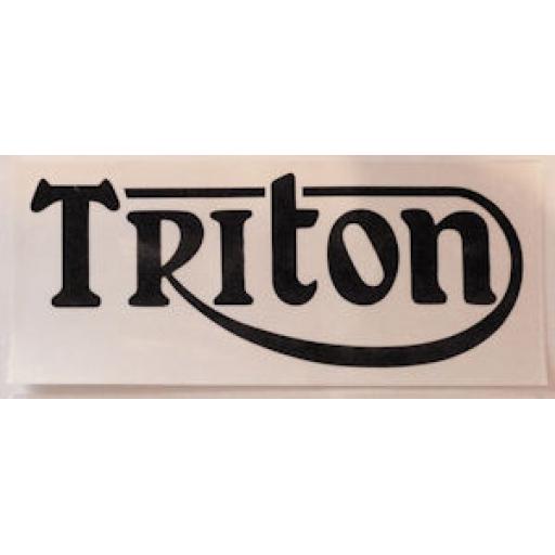 Triton Badge/Sticker in Black