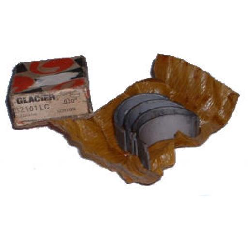 Glacier Big End Bearings/Shells - Norton- 0.030" - B2101 LC