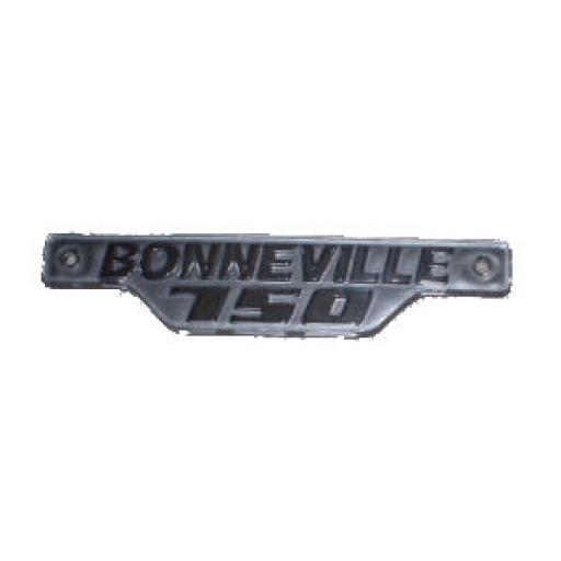 Side Panel Badge - Bonneville 750 - Silver/Silver