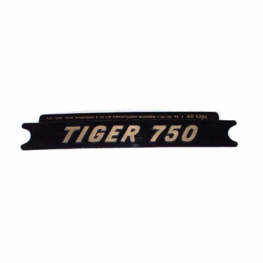 Panel Badge Sticker - Tiger 750 - 60-4147