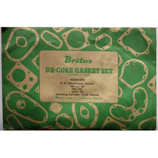 Decoke Gasket Set - Norton 16H 500cc SV - 1953 on