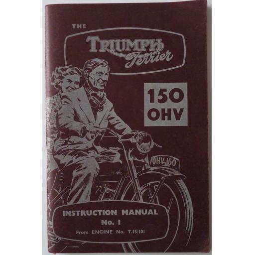 Triumph Terrier Instruction Manual No 1 - 1953