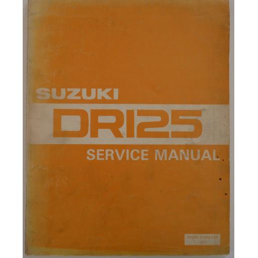 Suzuki DR125 Service Manual