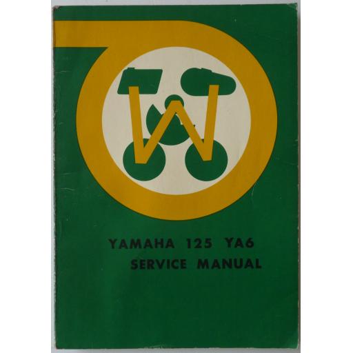 Yamaha 125cc YG6 Service Manual - circa 1965