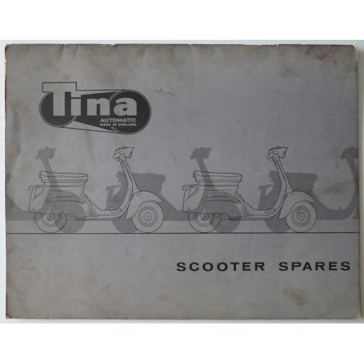 Triumph Tina Scooter T10 Spare Parts Catalogue - 1962